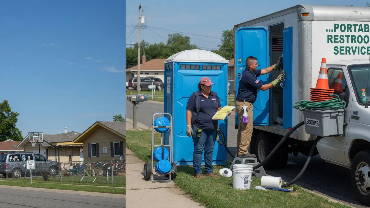 Portable Toilet Rental in Bellflower, IL near me